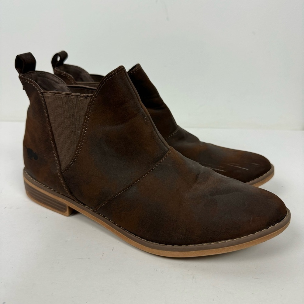 Rocket Dog Brown Slip On Ankle Boots Booties Casual